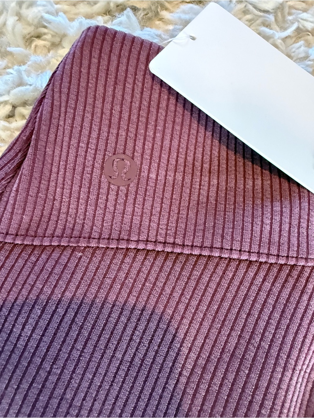 Lululemon Athletica NWT Ribbed Softstreme Flared Pant - Picture 9 of 11